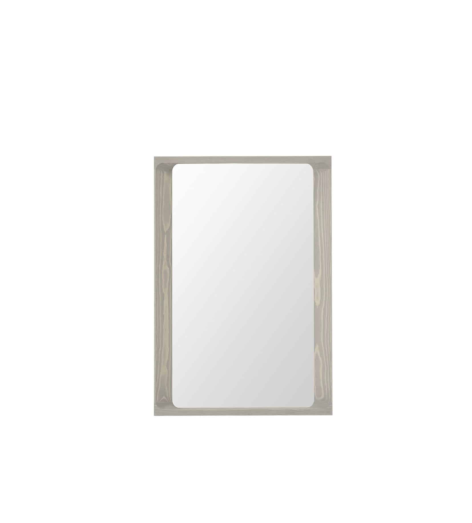MUUTO - Arced Spejl 80x55, Light Grey