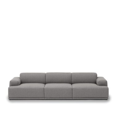 MUUTO - Connect Soft Modular Sofa 3-Seater, Re-wool 128