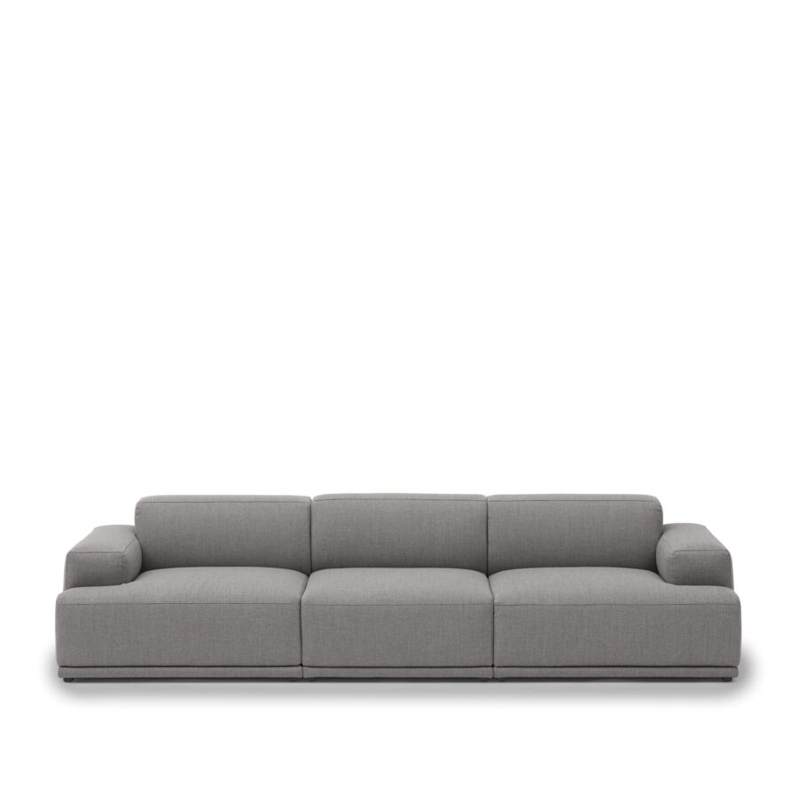MUUTO - Connect Soft Modular Sofa 3-Seater, Re-wool 128