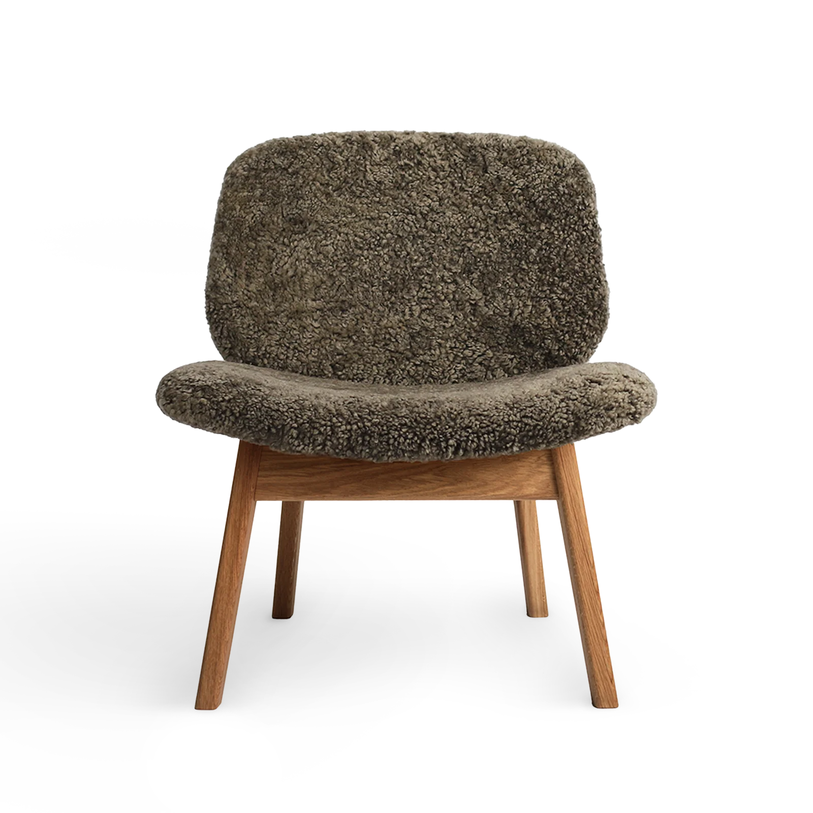 RO COLLECTION - Pandora Loungestol, Oak/Sheepskin Sahara