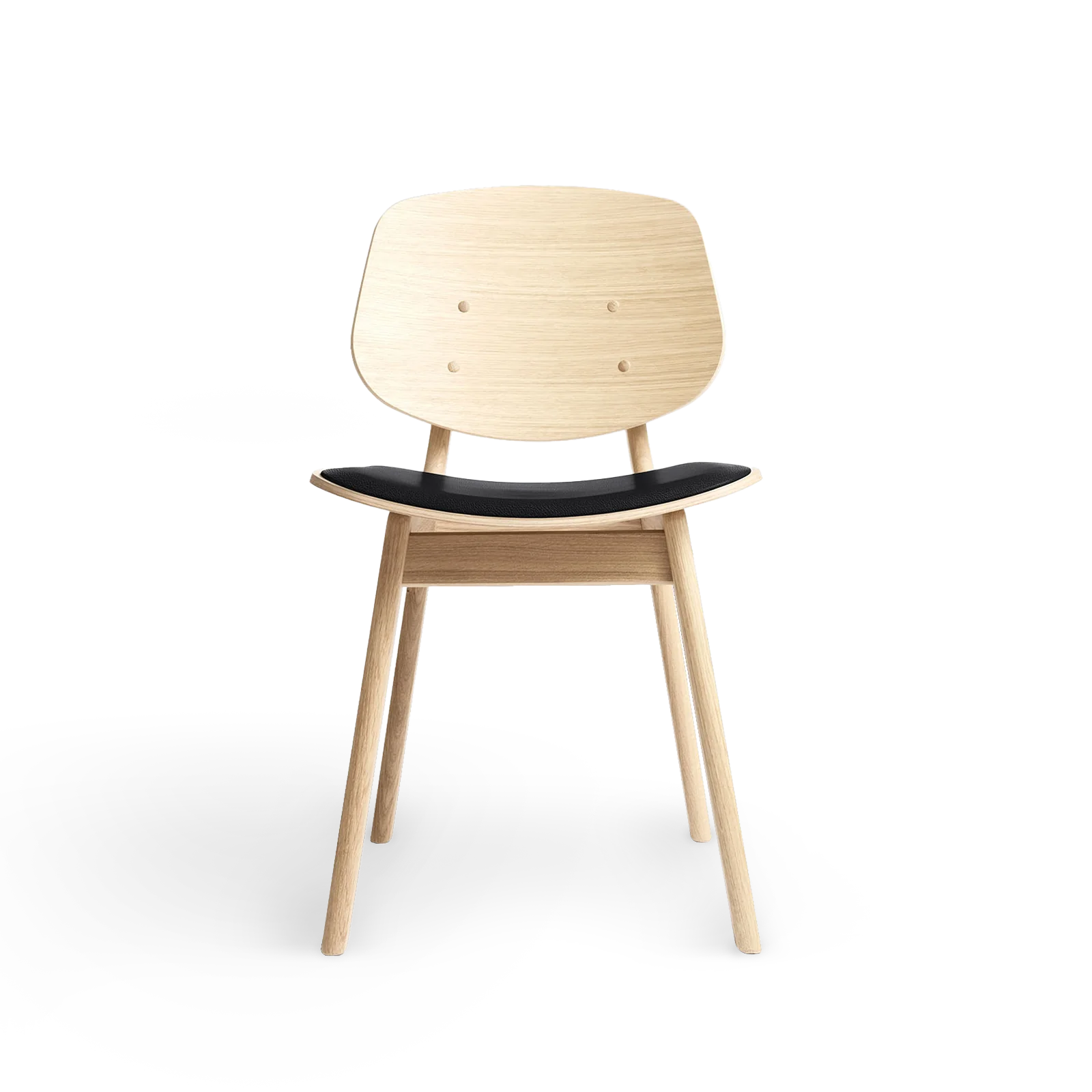 RO COLLECTION - Pandora Spisebordsstol, Soaped Oak/Exclusive Leather Black