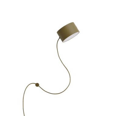 MUUTO - Post Væglampe, Brown Green