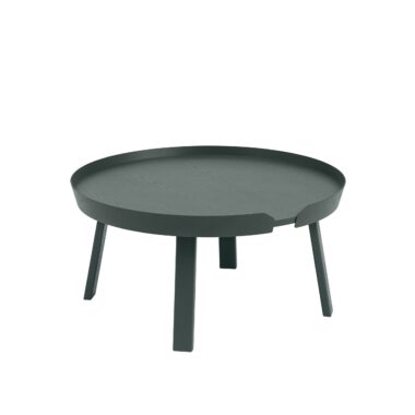 MUUTO - Around Sofabord Ø72, Dark Green