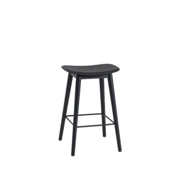 MUUTO - Fiber Barstol 75, Black/Anthracite