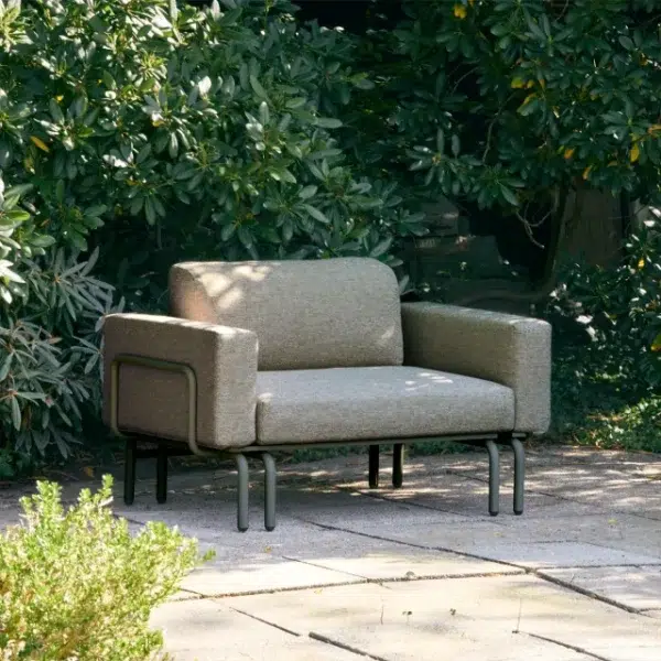 MANDALAY - Ivy Loungestol/Sofa M. Udtræk, Olivengrøn - Billede 2