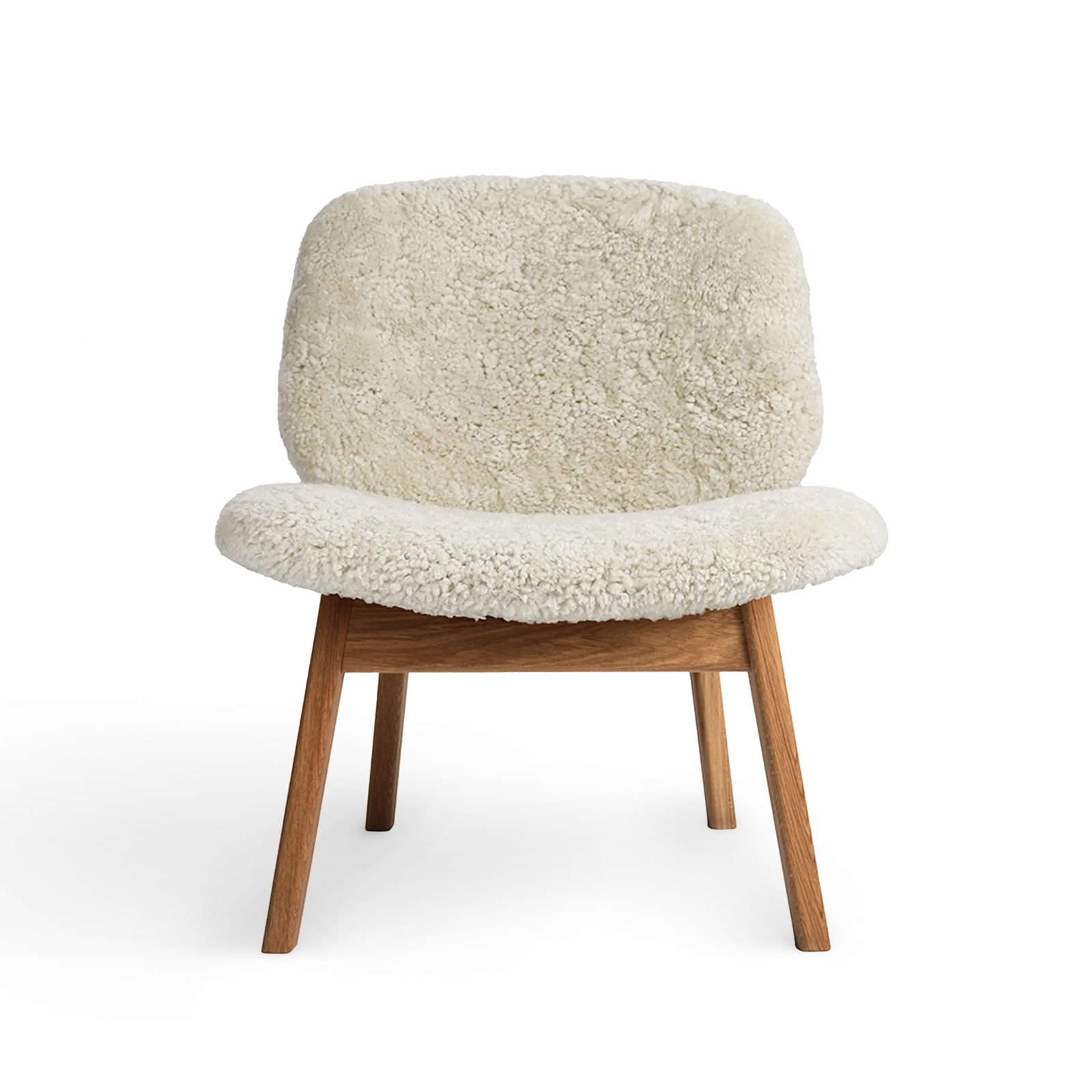 RO COLLECTION - Pandora Loungestol, Oak/Sheepskin Moonlight