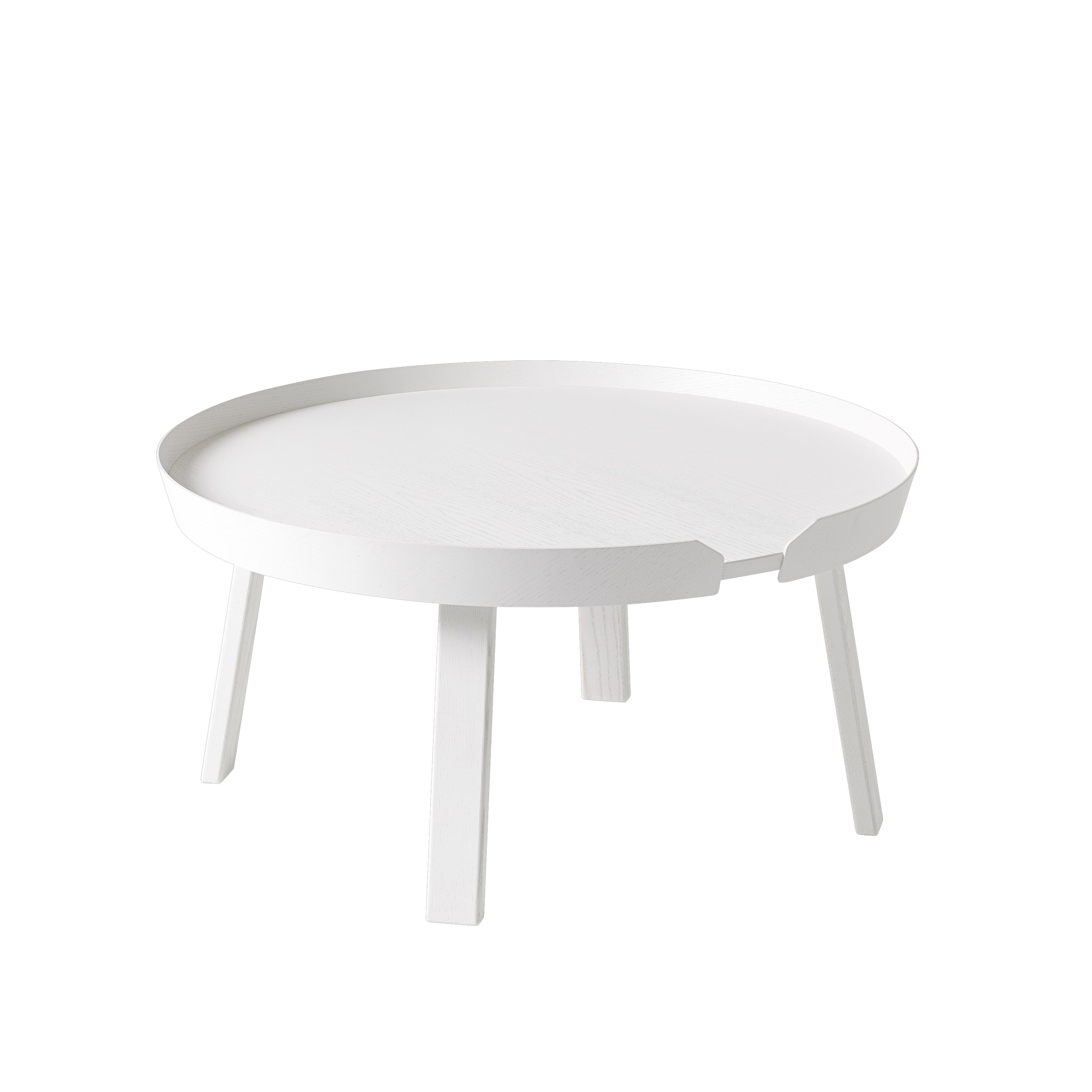 MUUTO - Around Sofabord Ø72, White