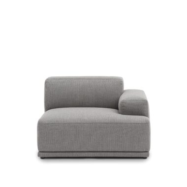 MUUTO - Connect Soft Modular Sofa Right Armrest, Re-wool 128