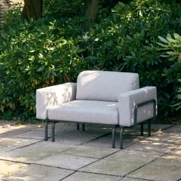 MANDALAY - Ivy Loungestol/Sofa M. Udtræk, Antracit - Billede 3
