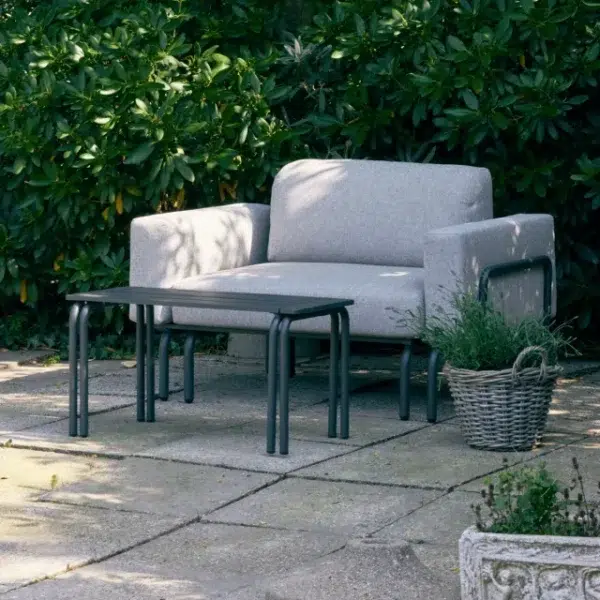 MANDALAY - Ivy Loungestol/Sofa M. Udtræk, Antracit - Billede 5