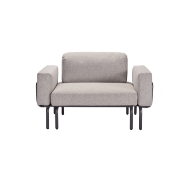 MANDALAY - Ivy Loungestol/Sofa M. Udtræk, Antracit