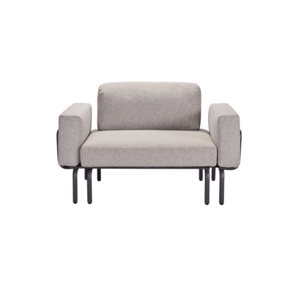 MANDALAY - Ivy Loungestol/Sofa M. Udtræk, Antracit