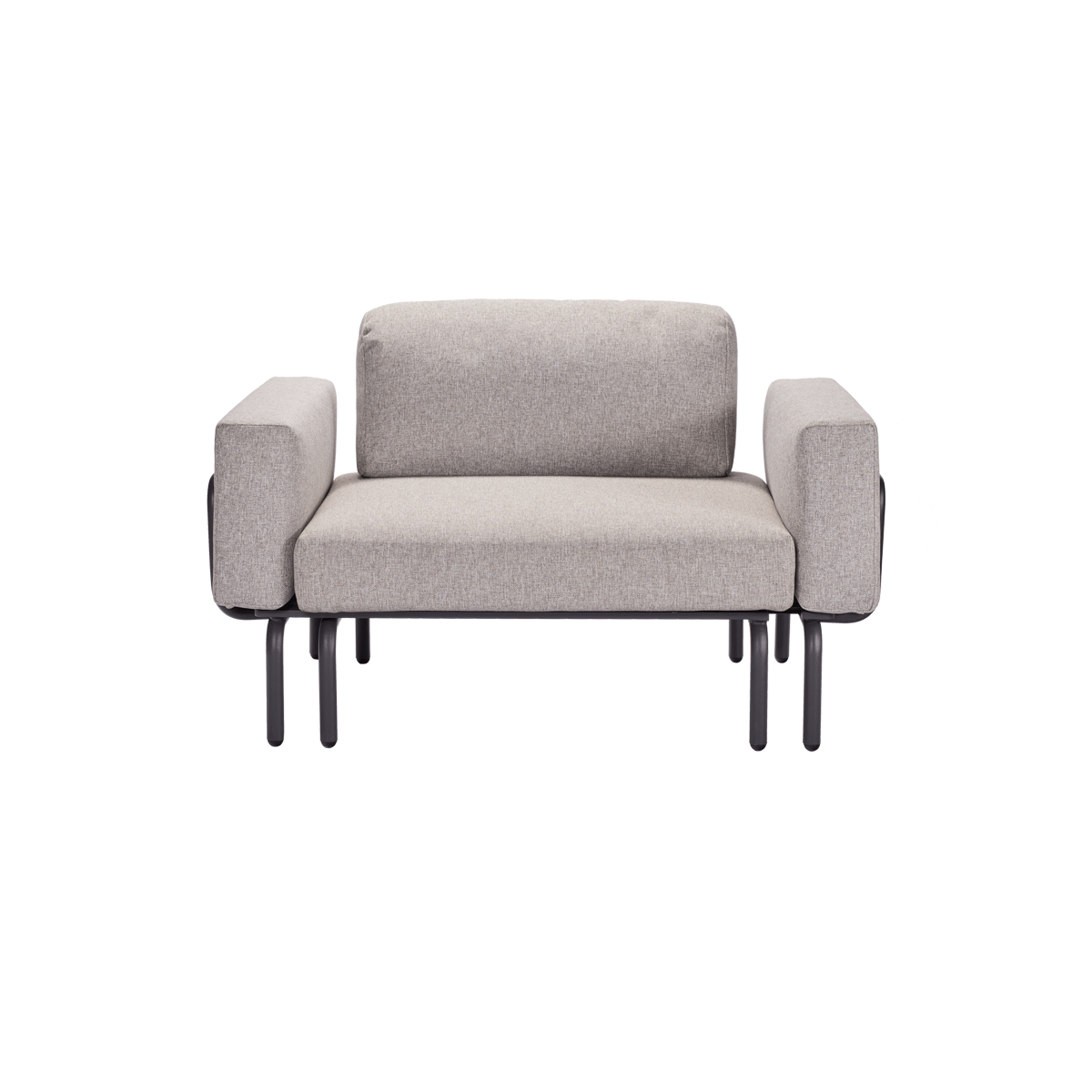 MANDALAY - Ivy Loungestol/Sofa M. Udtræk, Antracit