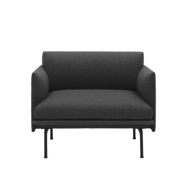 MUUTO - Outline Lænestol, Remix 163/Black