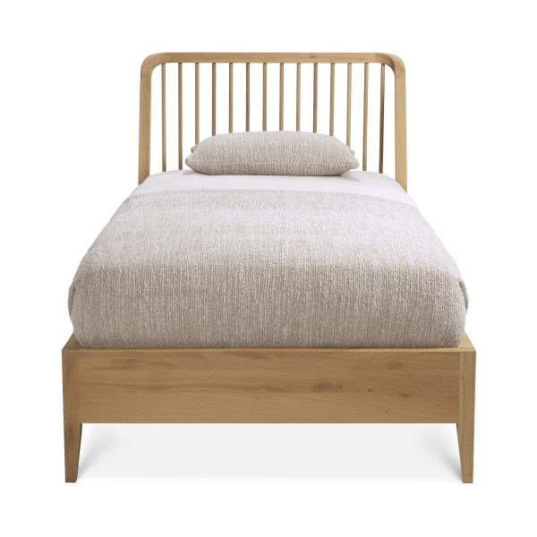 ETHNICRAFT - Spindle Seng 90x200, Oak - Billede 2