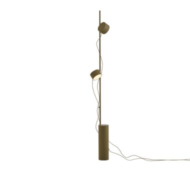 MUUTO - Post Gulvlampe, Brown Green