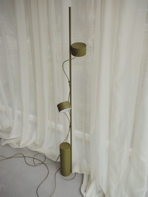 MUUTO - Post Gulvlampe, Brown Green - Billede 2