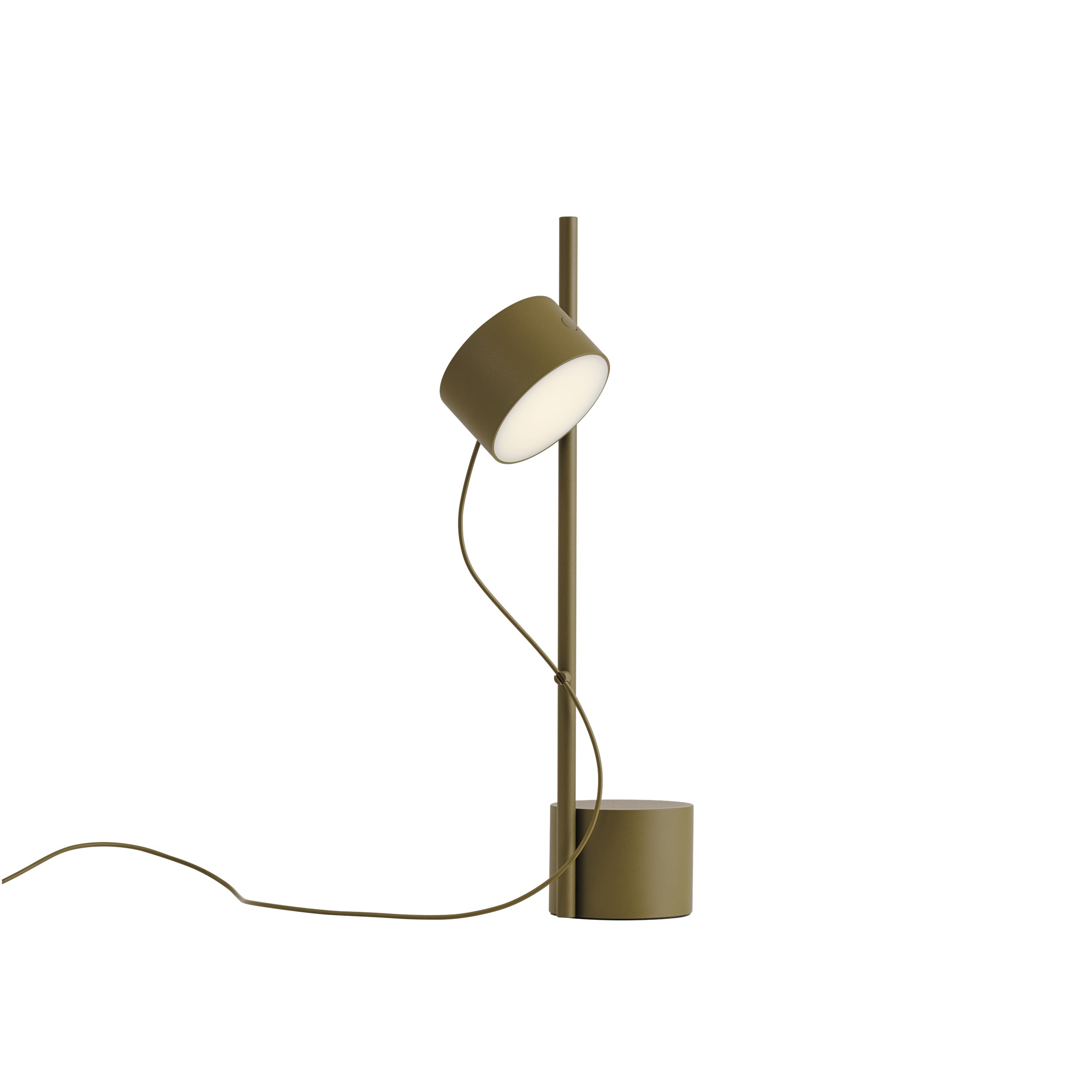MUUTO - Post Bordlampe, Brown Green
