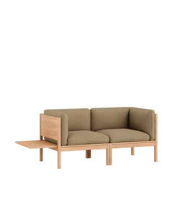 MOEBE - Modulsofa 2 Seater m. Sidebord, Autumn 221