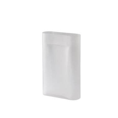 MUUTO - Ridge Vase H48, White