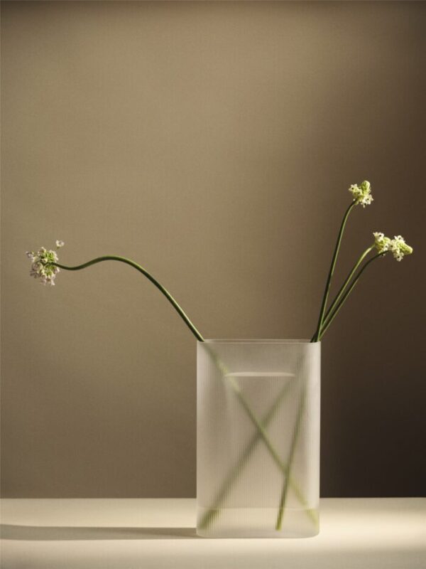 MUUTO - Ridge Vase H48, White - Billede 2