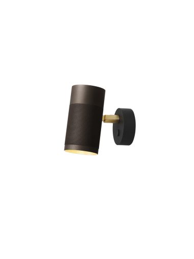 THORUP - Patrone Væglampe H12, Browned Brass/Brass