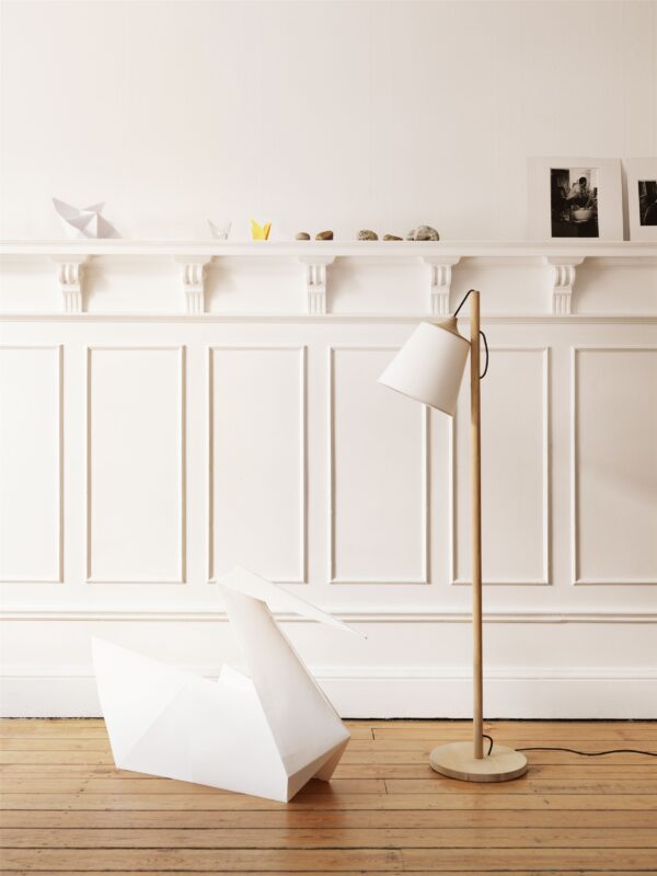 MUUTO - Pull Gulvlampe, Oak/White - Billede 3