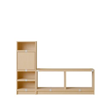 MUUTO - Stacked Opbevaringssystem Hallway 1, Oak