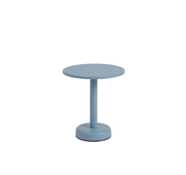 MUUTO - Linear Steel Udendørs Sofabord Ø42, Pale Blue