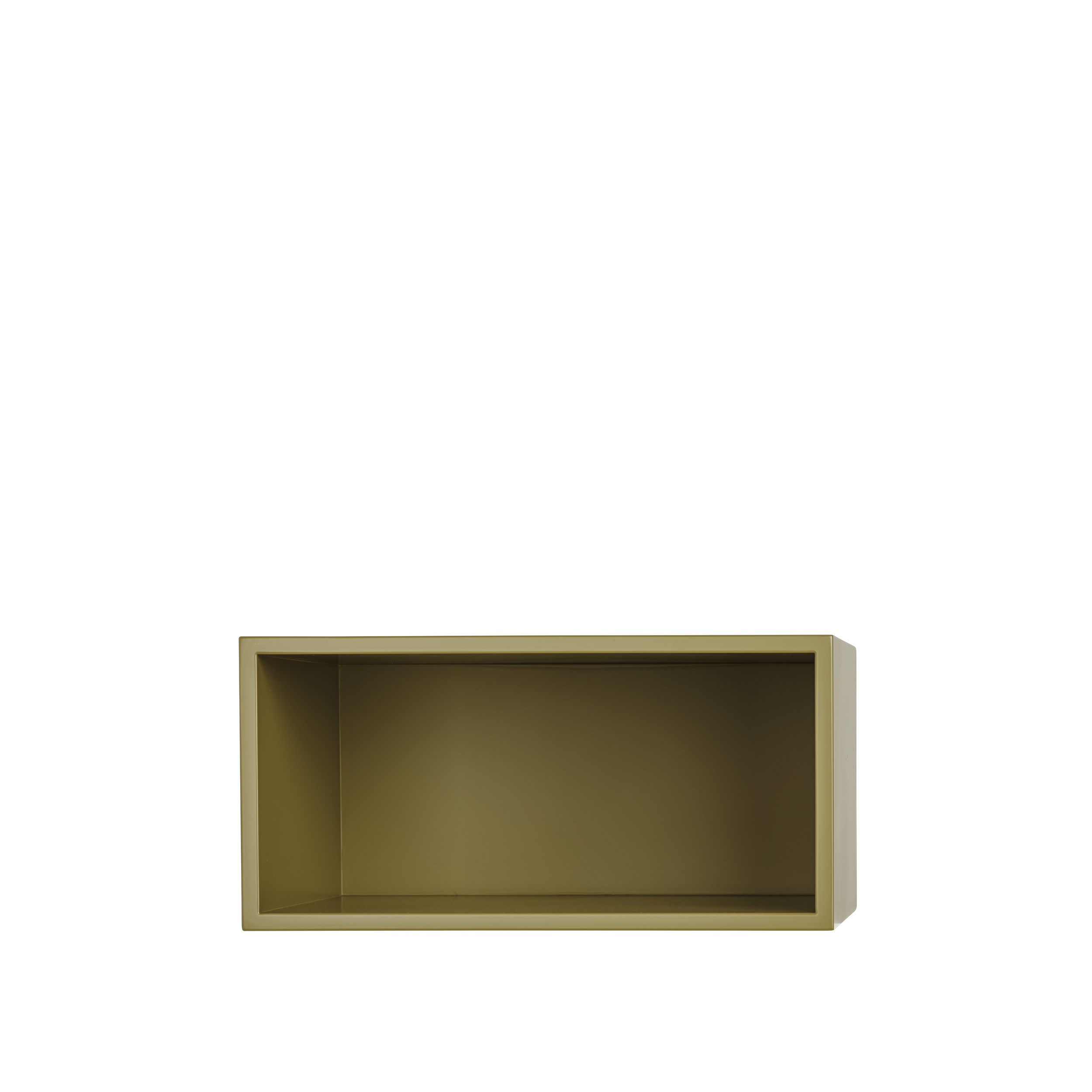 MUUTO - Stacked Opbevaringssystem Modul M. Bagplade, Brown Green