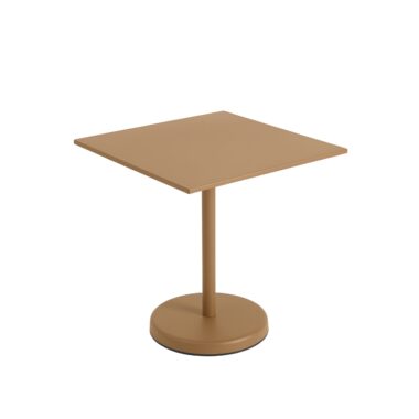 MUUTO - Linear Steel Udendørs Cafébord, Burnt Orange