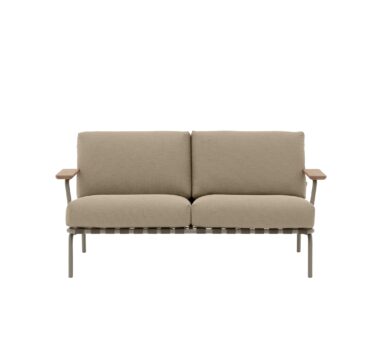 MUUTO - Settle Udendørs Sofa 2 Pers, Weave 5/Taupe