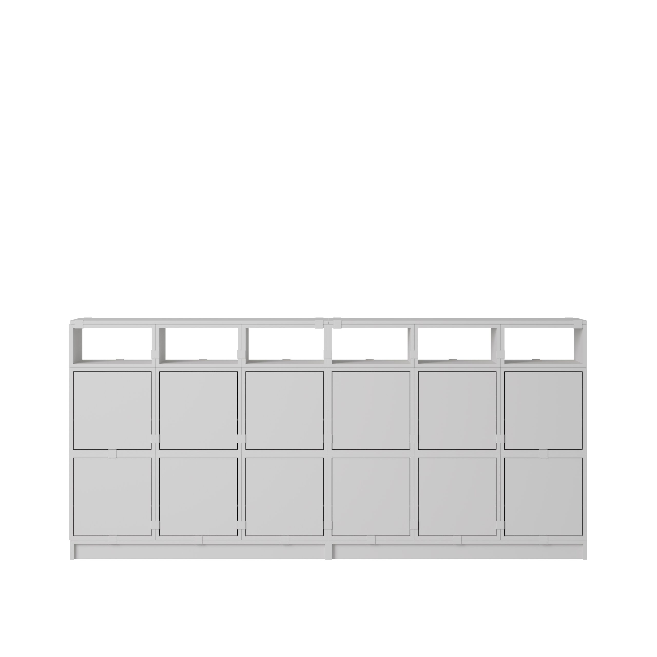 MUUTO - Stacked Opbevaringssystem Sideboard 1, Grey
