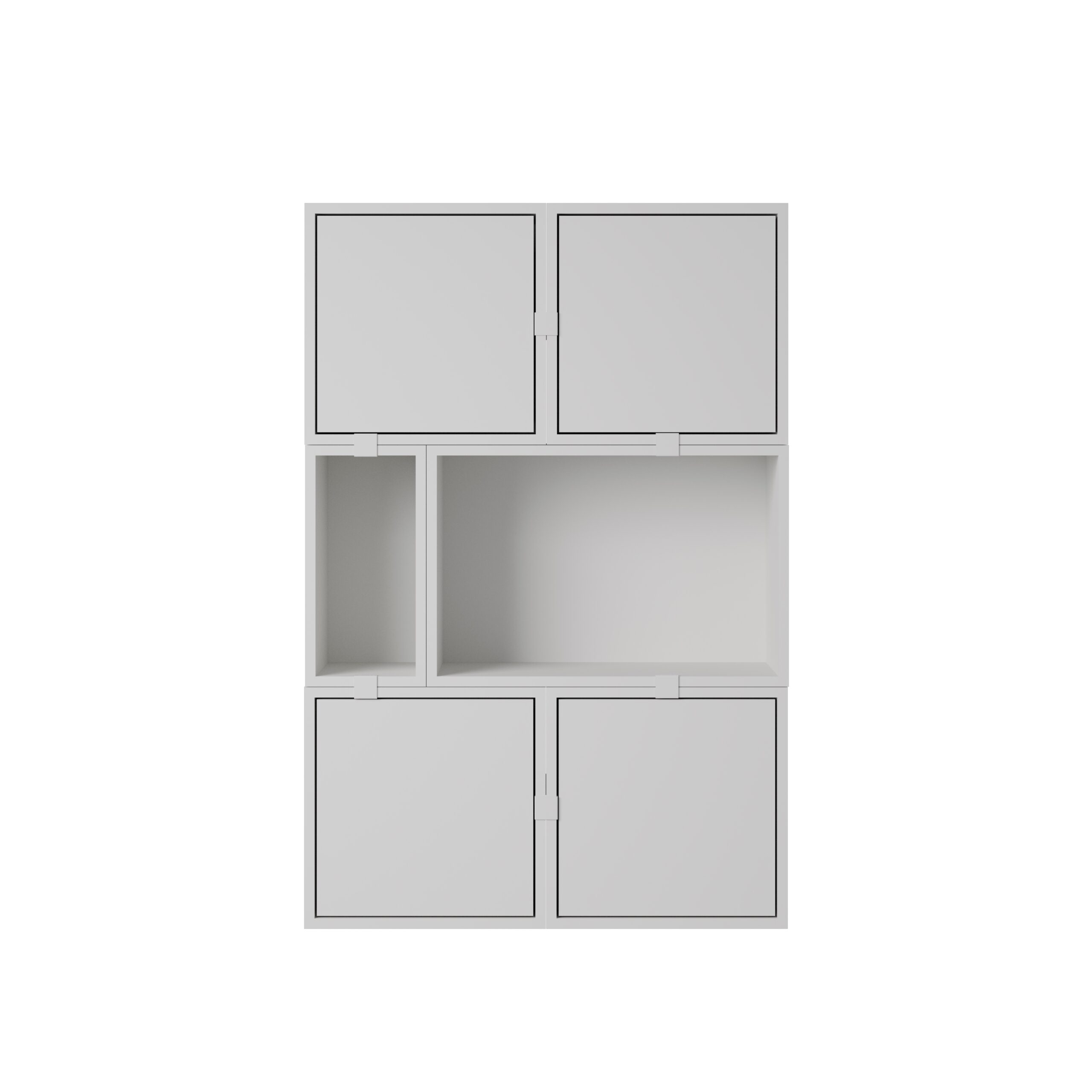 MUUTO - Stacked Opbevaringssystem Sideboard 4, Grey