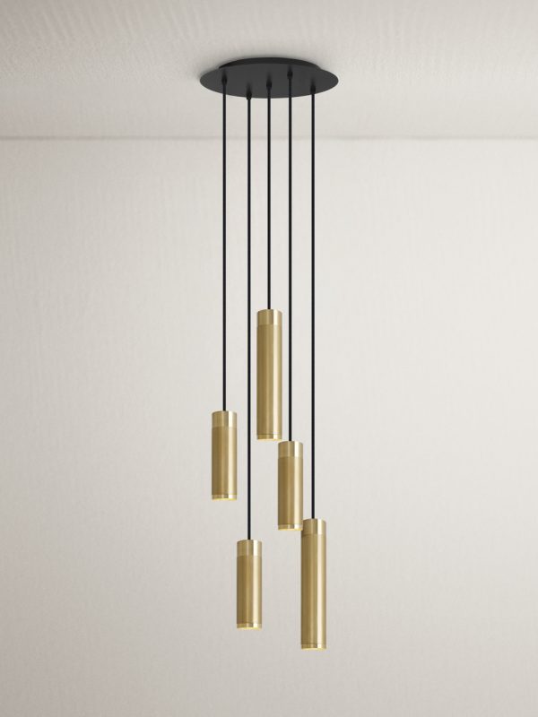 THORUP - Patrone Cluster Pendel Large, Brass - Billede 2