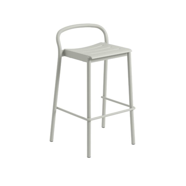 MUUTO - Linear Steel Barstol H75, Grey