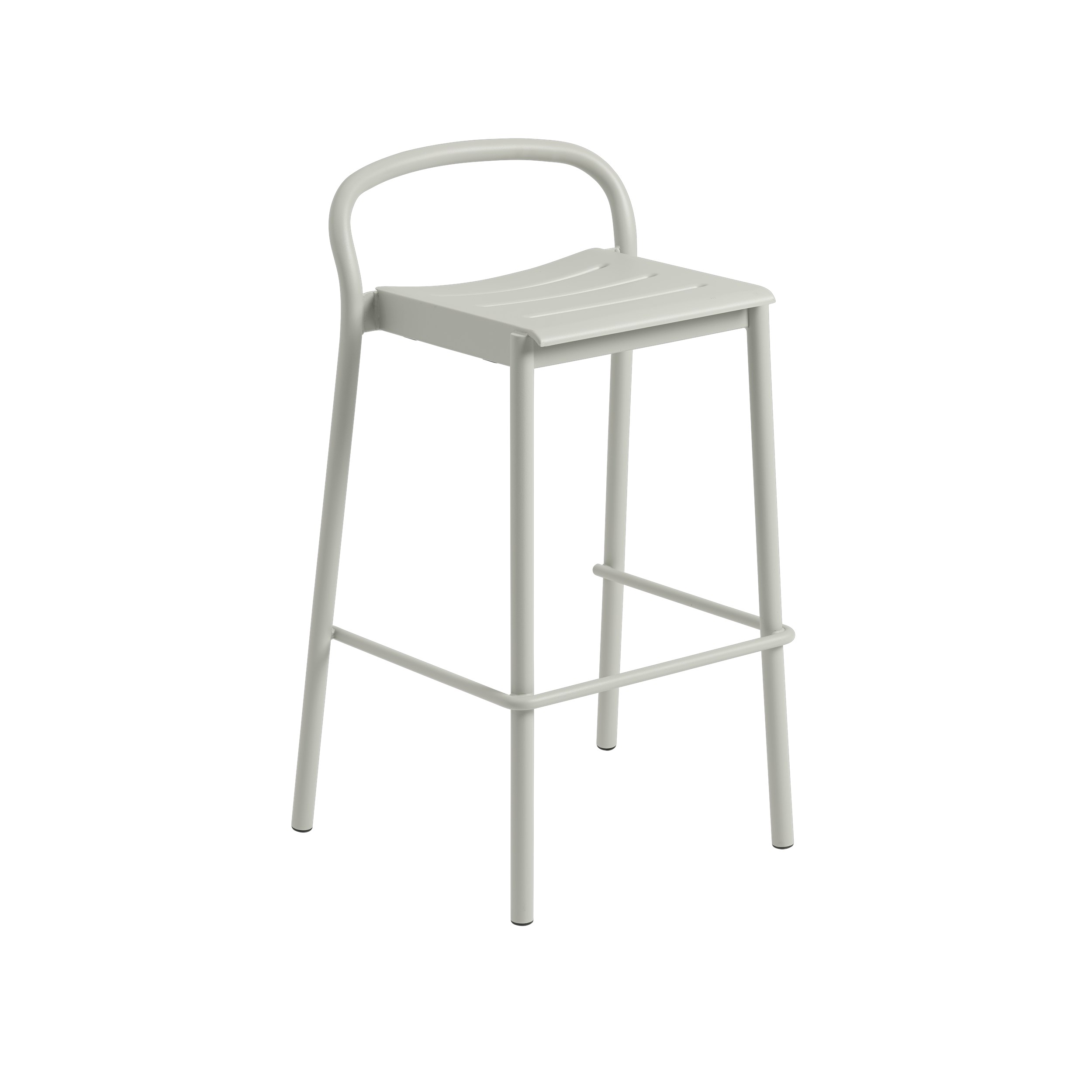 MUUTO - Linear Steel Barstol H75, Grey