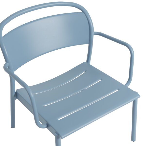 MUUTO - Linear Udendørs Loungestol, Pale Blue - Billede 2