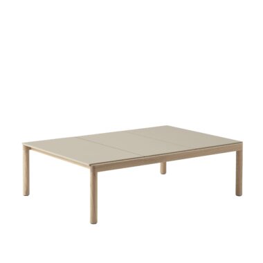 MUUTO - Couple Sofabord 120x84 - 3 Plain, Sand/Oak