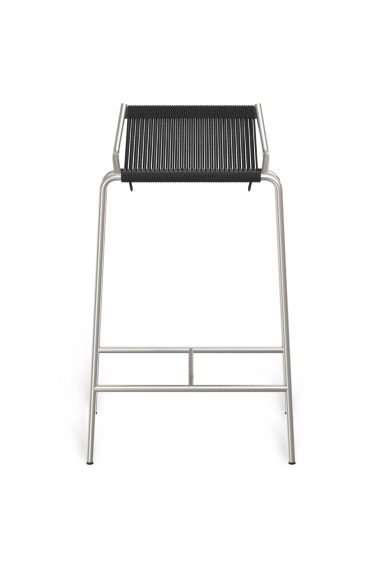 THORUP - Noel Barstol H67, Stål/Sort Linned