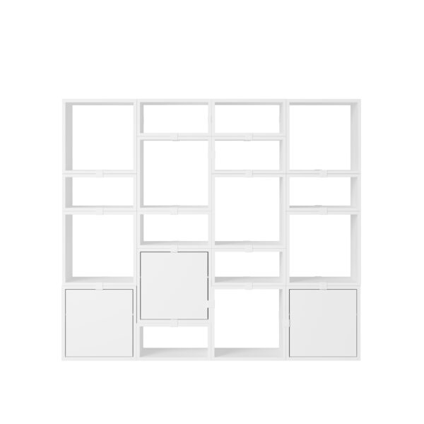 MUUTO - Stacked Opbevaringssystem Bookcase 4, White