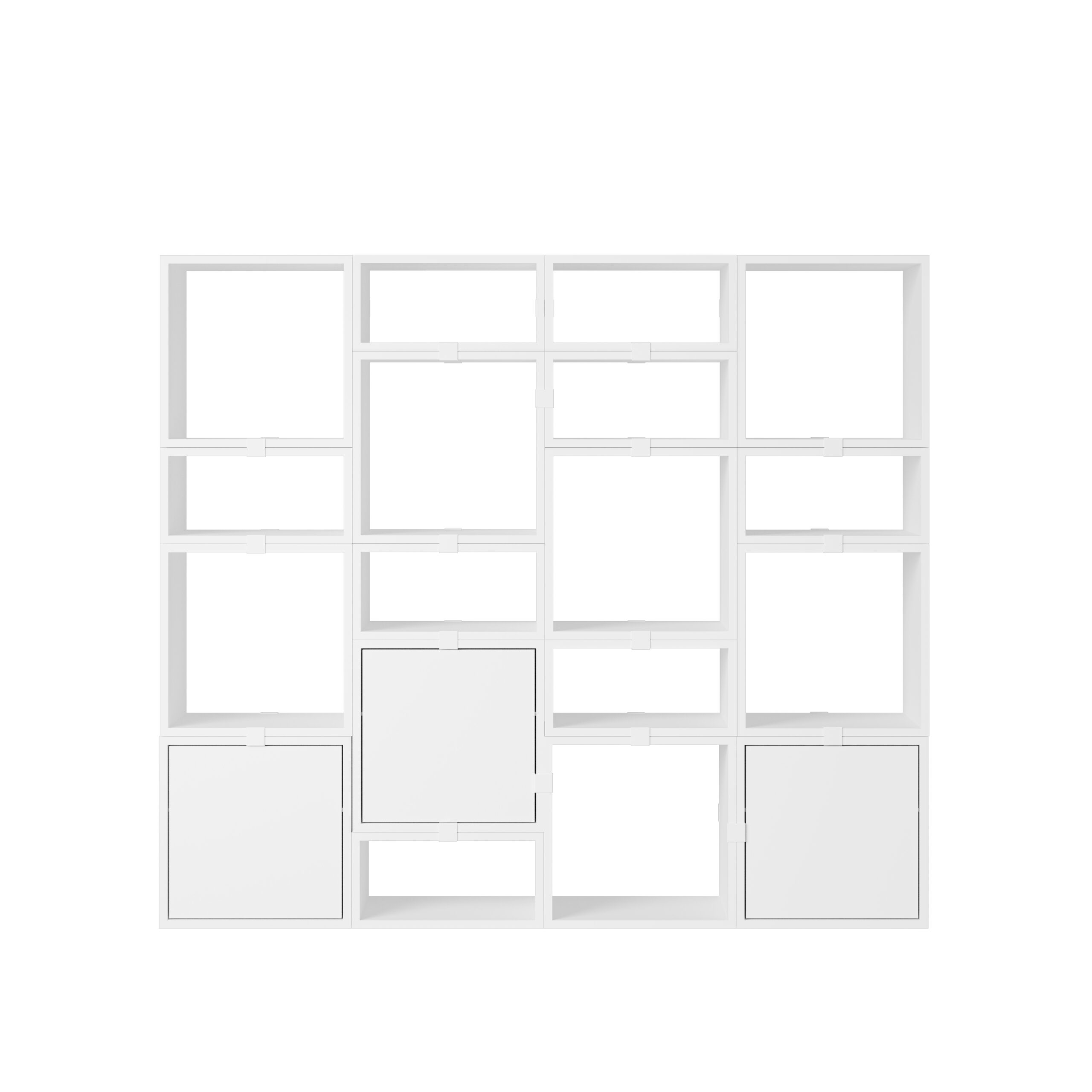MUUTO - Stacked Opbevaringssystem Bookcase 4, White