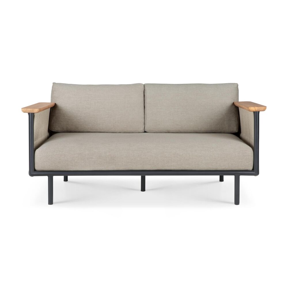 ETHNICRAFT - Corbey Udendørs Loungesofa, Black/Oyster