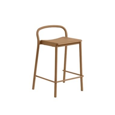 MUUTO - Linear Steel Barstol H65, Burnt Orange