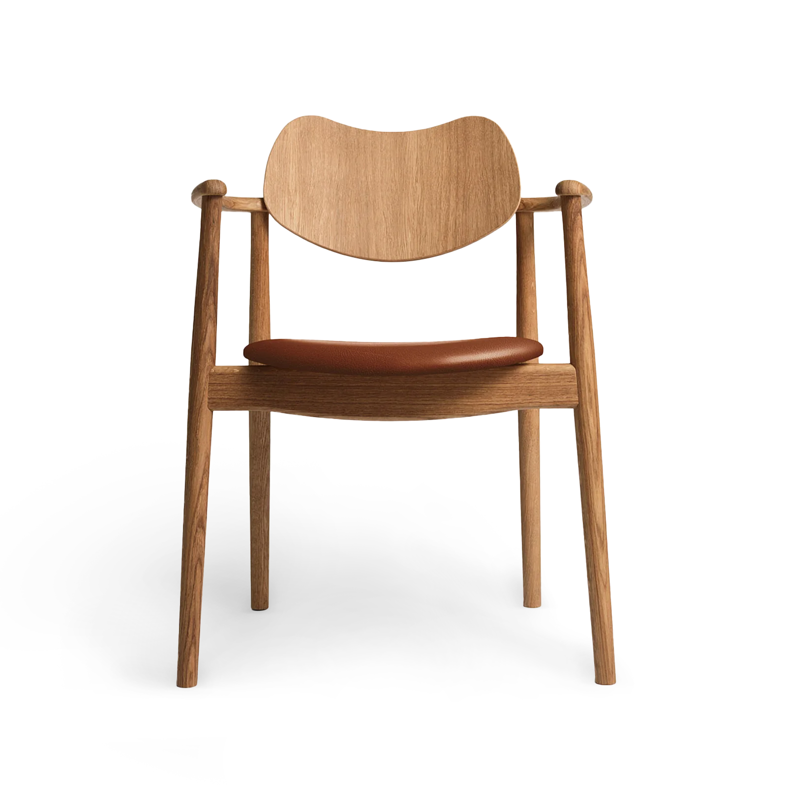 RO COLLECTION - Regatta Spisebordsstol, Oak/Supreme Leather Cognac