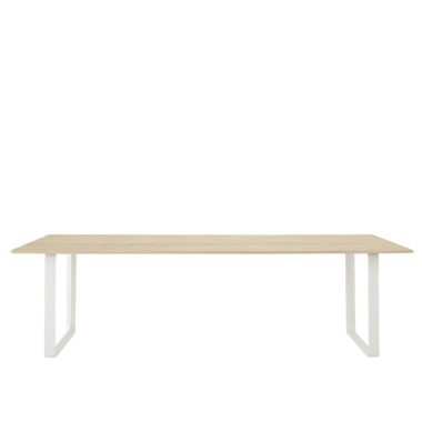 MUUTO - 70/70 Spisebord 225X90, Solid Oak/White