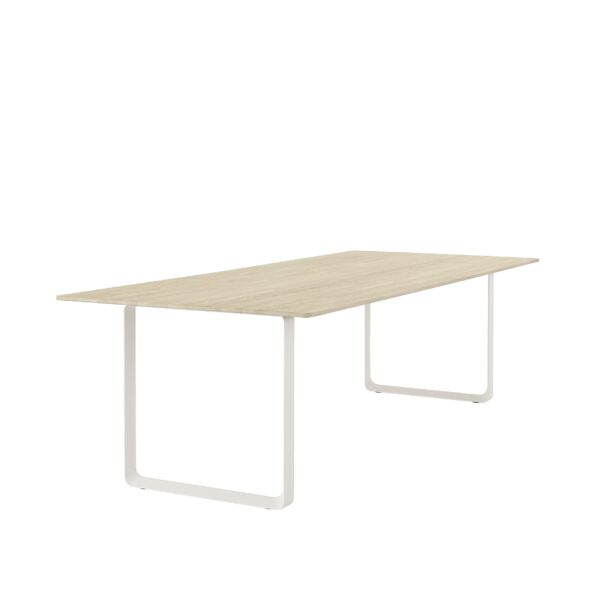 MUUTO - 70/70 Spisebord 225X90, Solid Oak/White - Billede 2