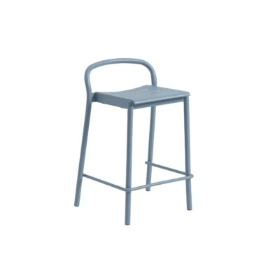 MUUTO - Linear Steel Barstol H65, Pale Blue