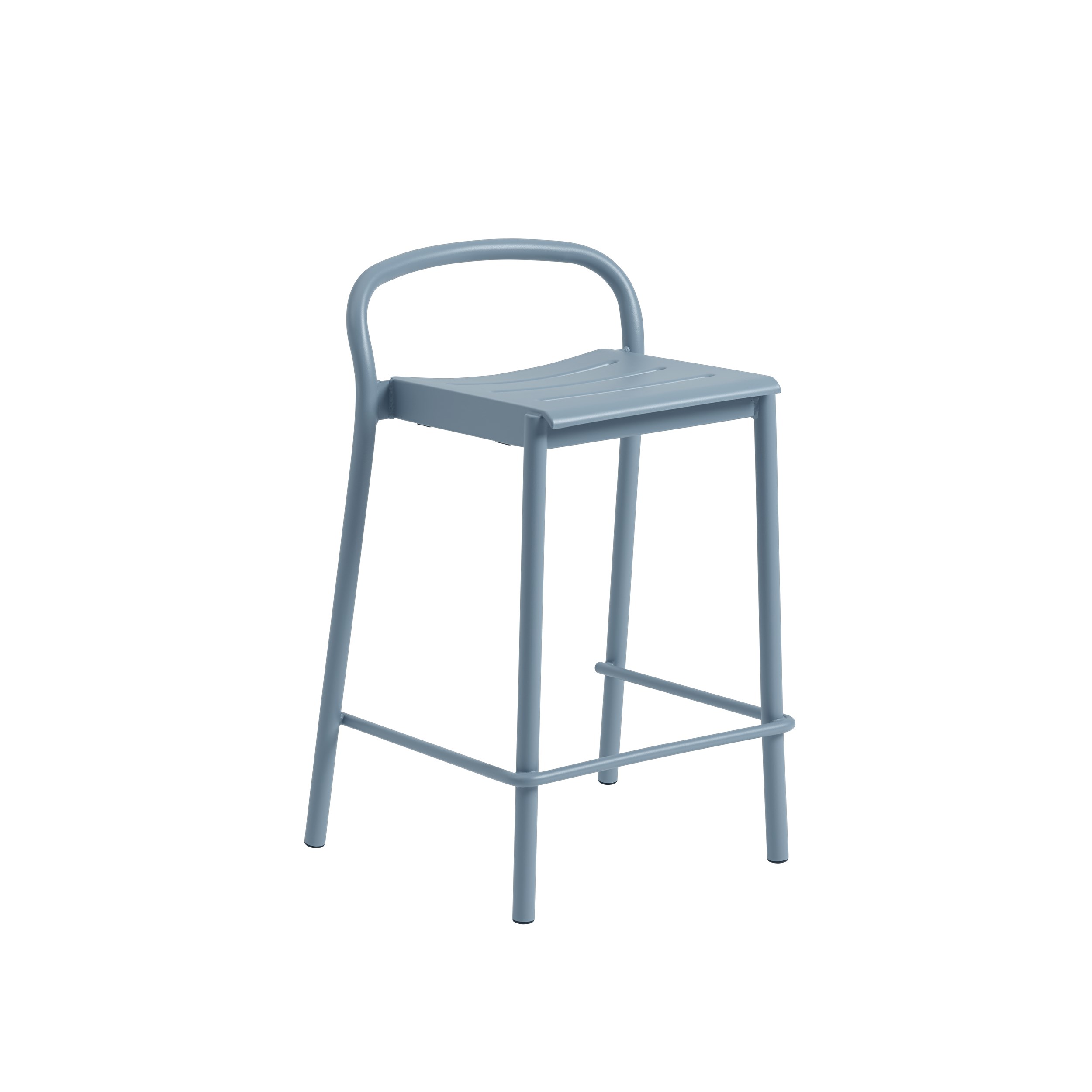 MUUTO - Linear Steel Barstol H65, Pale Blue
