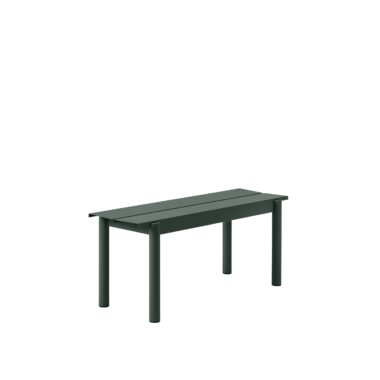 MUUTO - Linear Steel Bænk 110x34, Dark Green
